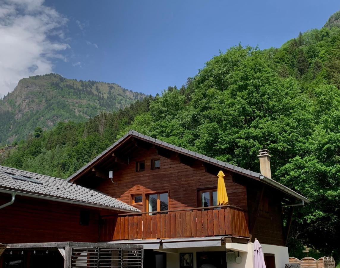 Appartement Avec Jacuzzi Dans Chalet Prive, Grande Terrasse, Parking Gratuit Les Houches Exteriör bild